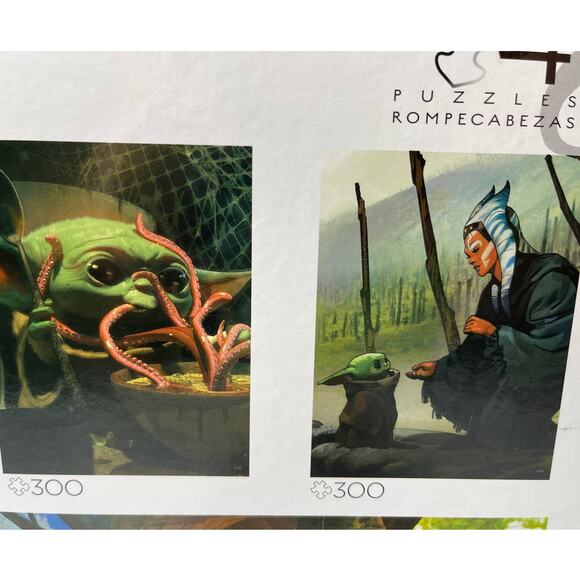 Star Wars Mandalorian Multipack Buffalo Games 4-in-1 jigsaw puzzles NEW - Picture 3 of 9